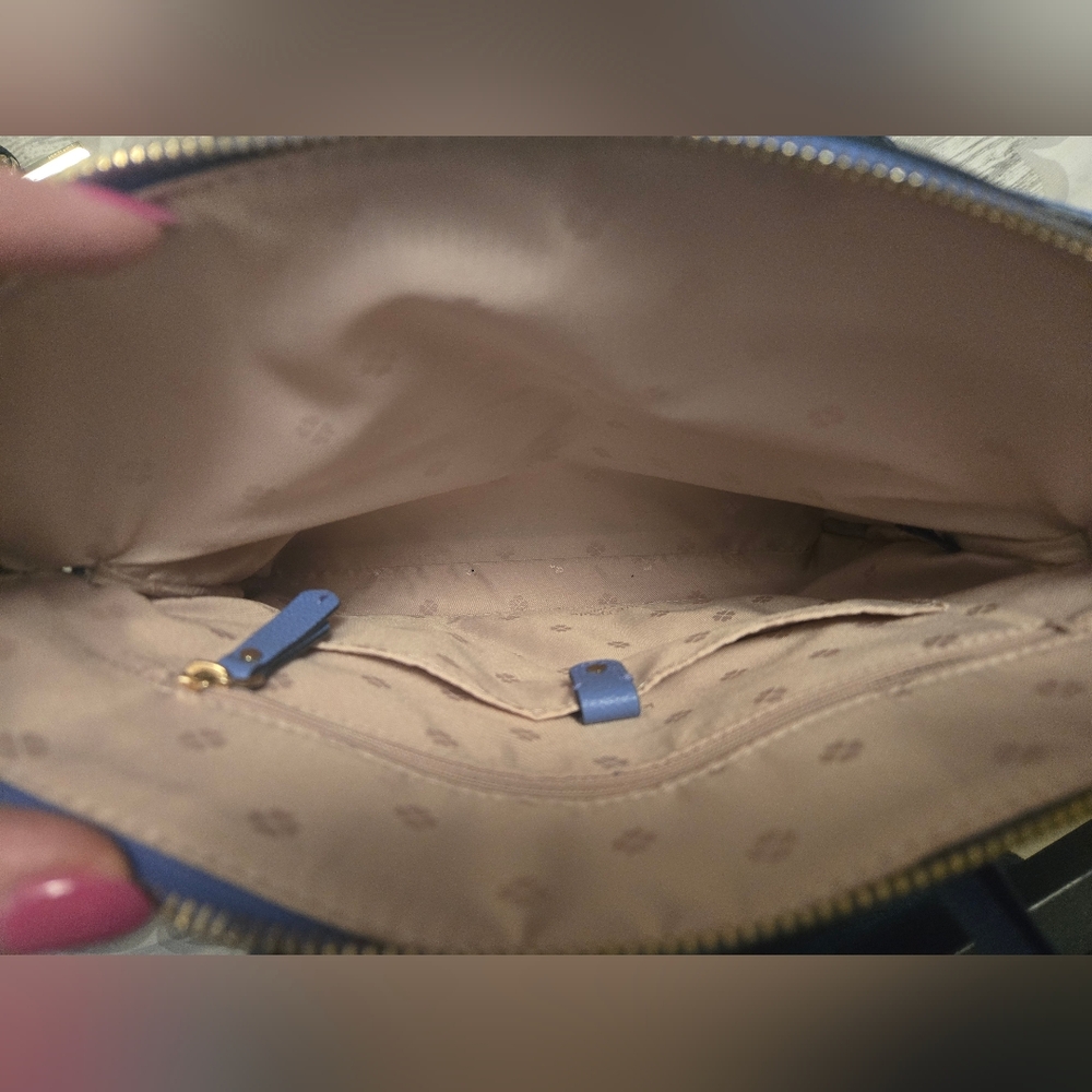 Kate Spade Cornflower Blue Leather Purse - Picture 7 of 10